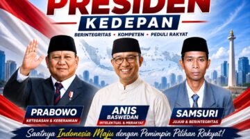 Prabowo, Anies dan Samsuri, S.Pd.I, M.A adalah Tiga Besar Tokoh Nasional Potensial untuk Pilpres 2029